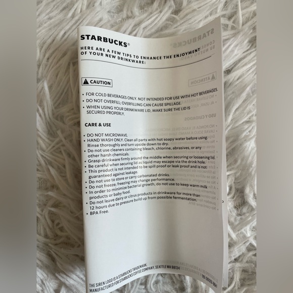 NWT Starbucks 2024 Terracotta Brown/Orange Recycled Triangle SS Venti Tumbler - Picture 10 of 12